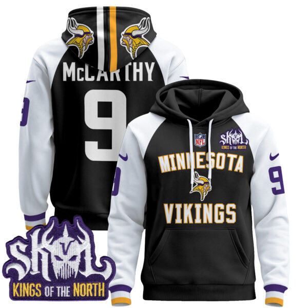 Men's Minnesota Vikings 2024 Pullover Hoodie V4 - All Stitched - Image 12
