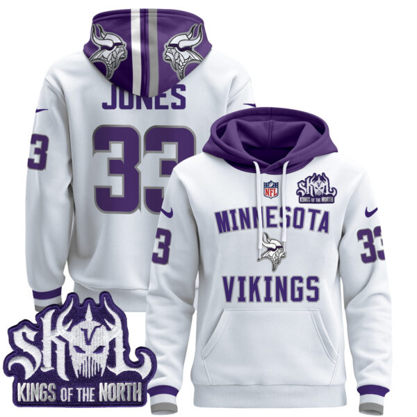 Men's Minnesota Vikings 2024 Pullover Hoodie V4 - All Stitched - Image 41