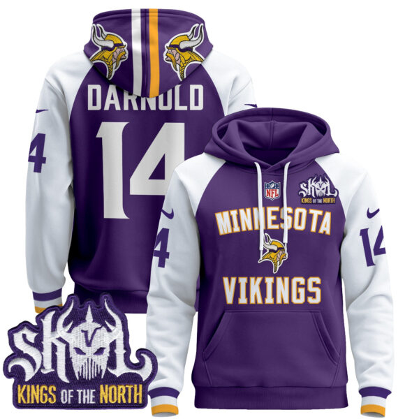 Men's Minnesota Vikings 2024 Pullover Hoodie V4 - All Stitched