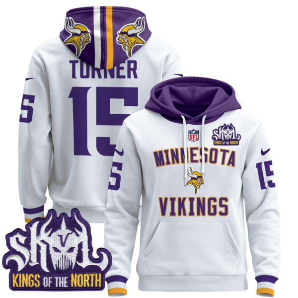 Men's Minnesota Vikings 2024 Pullover Hoodie V4 - All Stitched - Image 31