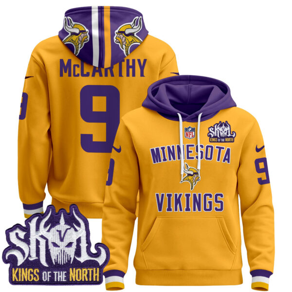 Men's Minnesota Vikings 2024 Pullover Hoodie V4 - All Stitched - Image 48