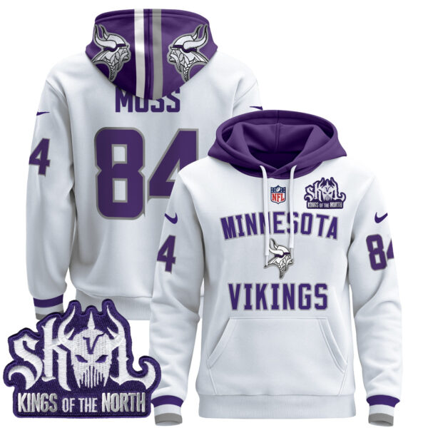 Men's Minnesota Vikings 2024 Pullover Hoodie V4 - All Stitched - Image 45