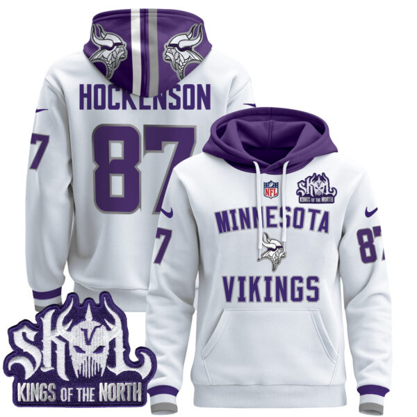 Men's Minnesota Vikings 2024 Pullover Hoodie V4 - All Stitched - Image 44