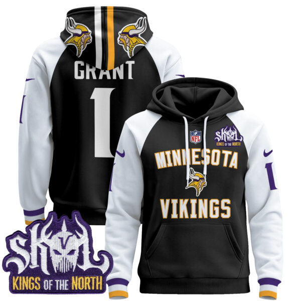 Men's Minnesota Vikings 2024 Pullover Hoodie V4 - All Stitched - Image 15