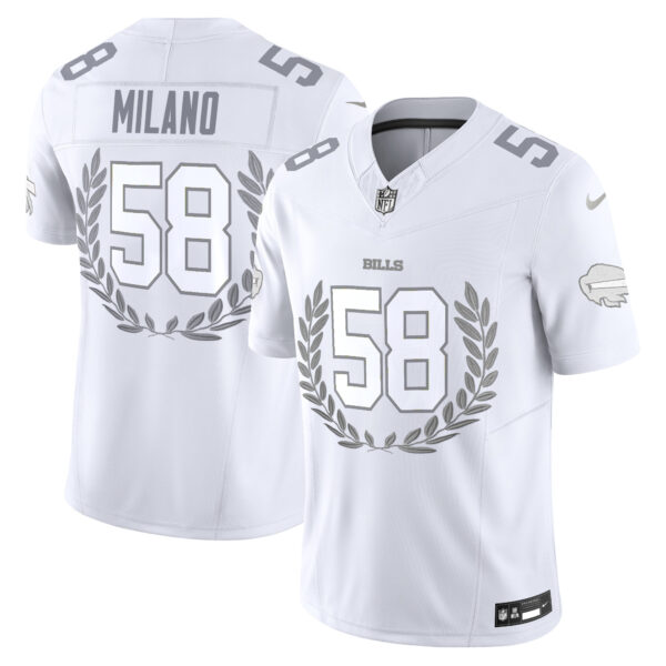 Buffalo Bills Platinum MVP Vapor Limited Jersey - All Stitched - Image 5