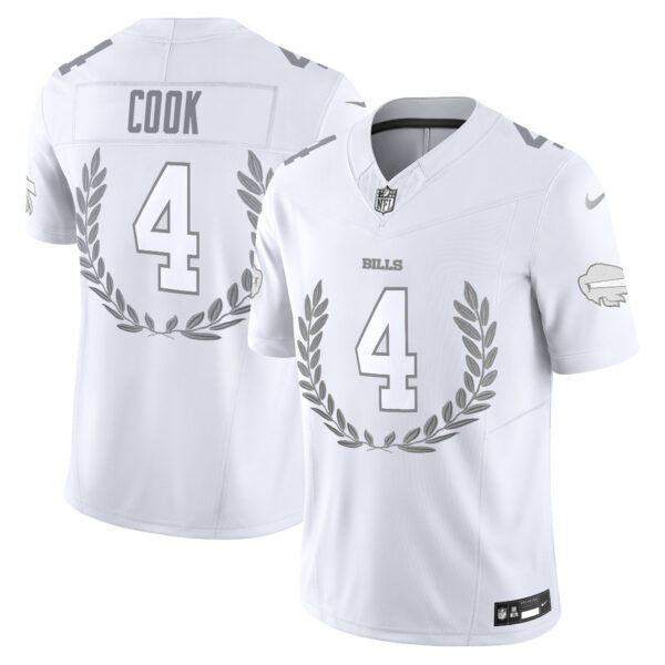 Buffalo Bills Platinum MVP Vapor Limited Jersey - All Stitched - Image 2