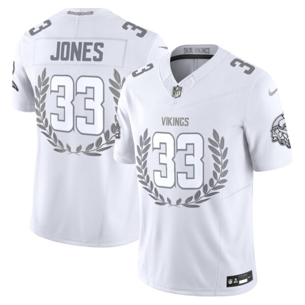Minnesota Vikings Platinum MVP Vapor Limited Jersey - All Stitched - Image 5