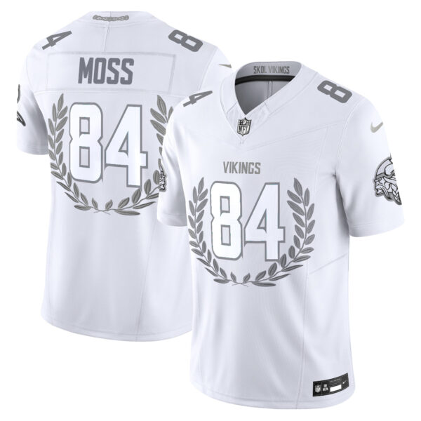 Minnesota Vikings Platinum MVP Vapor Limited Jersey - All Stitched - Image 9