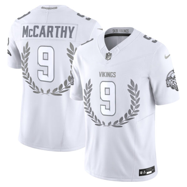Minnesota Vikings Platinum MVP Vapor Limited Jersey - All Stitched - Image 3