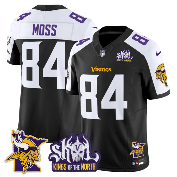 Men's Minnesota Vikings Kings Of The North Patch Vapor Limited Jersey V3 - All Stitched - Image 27