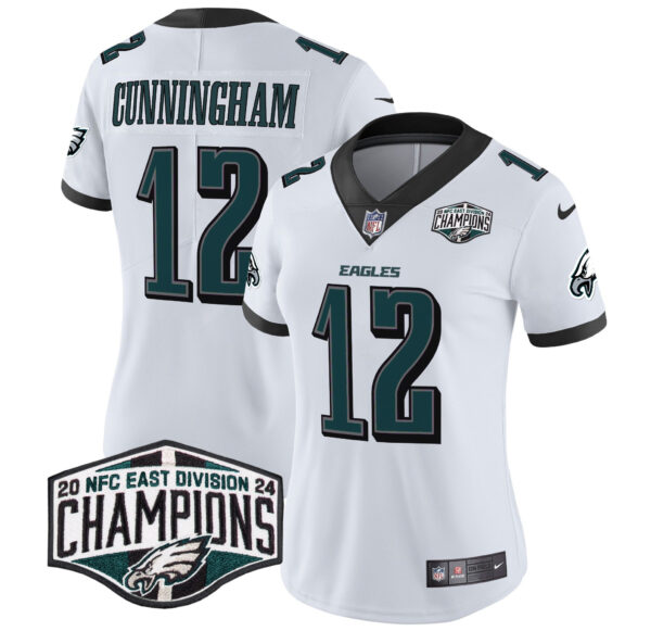 Women's Eagles 2024 NFC East Division Champions Vapor Limited Jersey - All Stitched - Image 14