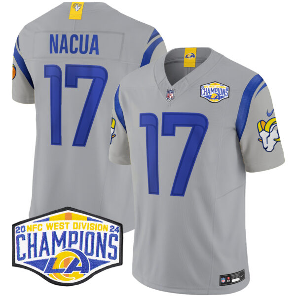 Men's Los Angeles Rams 2024 NFC West Division Champions Vapor Limited Jersey - All Stitched - Image 35
