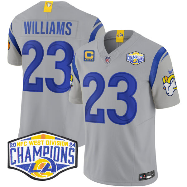 Men's Los Angeles Rams 2024 NFC West Division Champions Vapor Limited Jersey - All Stitched - Image 34