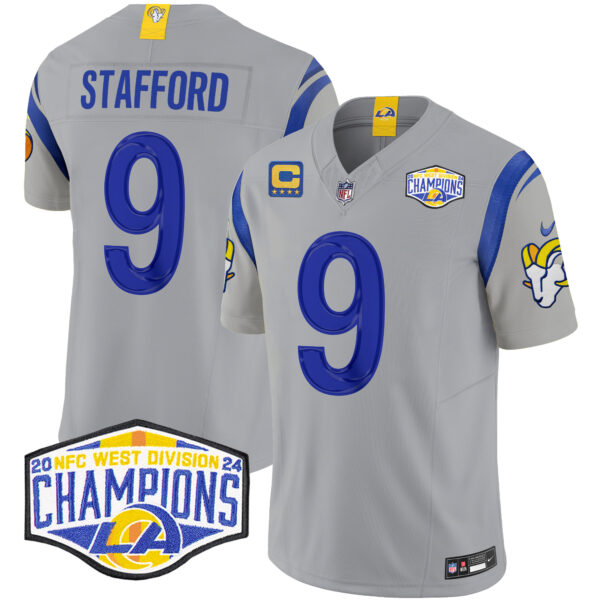 Men's Los Angeles Rams 2024 NFC West Division Champions Vapor Limited Jersey - All Stitched - Image 33