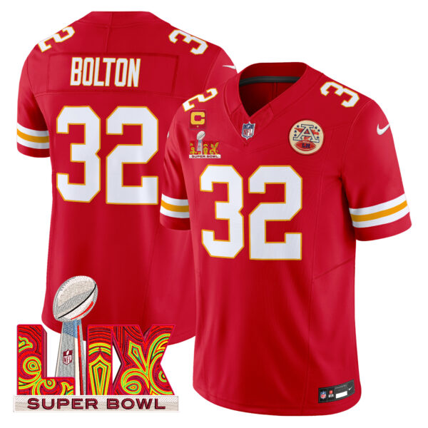 Men's Chiefs Super Bowl LIX Patch Vapor Limited Jersey - All Stitched - Image 21
