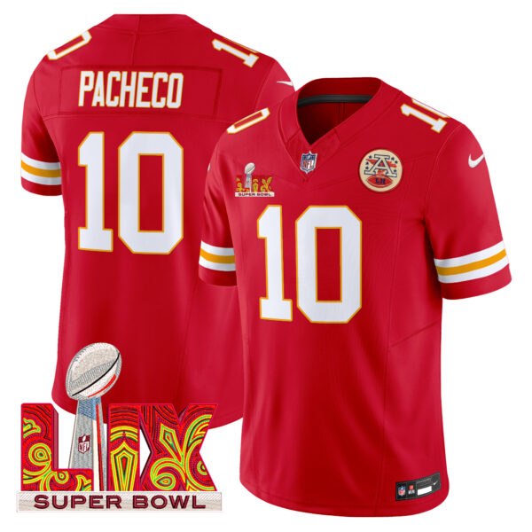 Men's Chiefs Super Bowl LIX Patch Vapor Limited Jersey - All Stitched - Image 20
