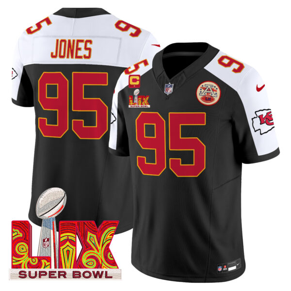 Men's Chiefs Super Bowl LIX Patch Vapor Limited Jersey - All Stitched - Image 50