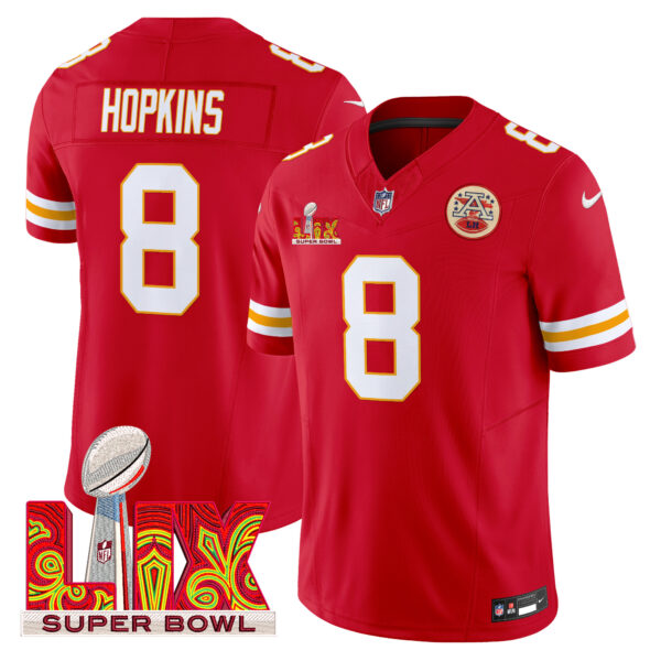 Men's Chiefs Super Bowl LIX Patch Vapor Limited Jersey - All Stitched - Image 24