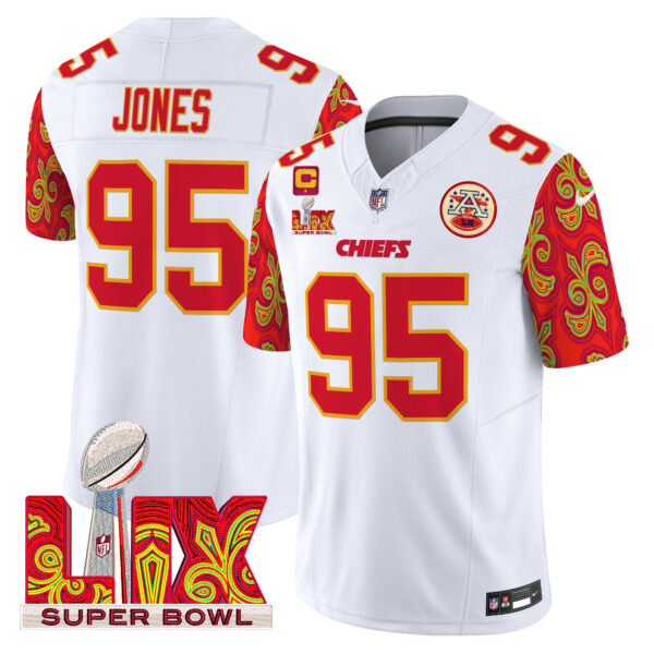 Men's Chiefs Super Bowl LIX Style Vapor Limited Jersey - All Stitched - Image 20