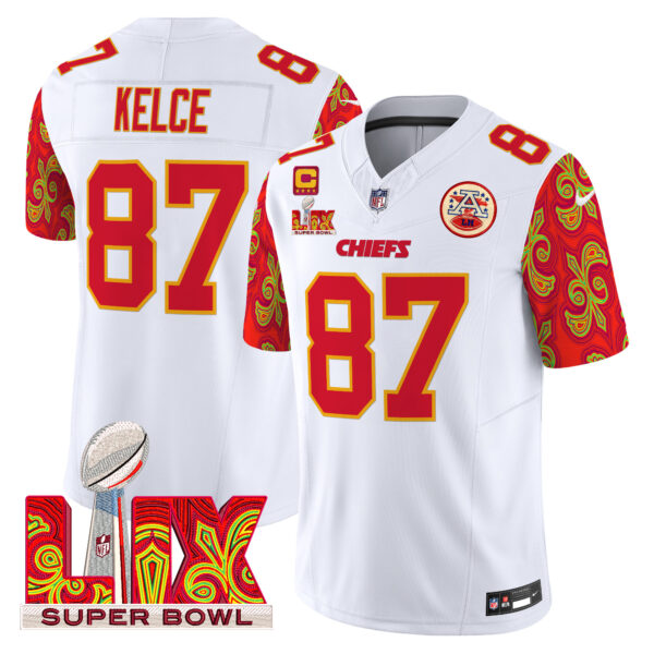 Men's Chiefs Super Bowl LIX Style Vapor Limited Jersey - All Stitched - Image 12