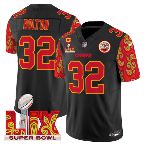 Men's Chiefs Super Bowl LIX Style Vapor Limited Jersey - All Stitched - Image 25