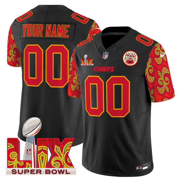Chiefs Super Bowl LIX Style Vapor Limited Custom Jersey - All Stitched - Image 3