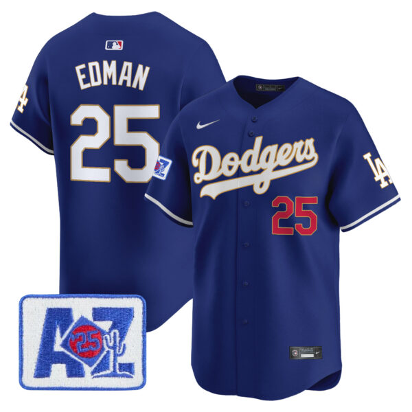 Men's Dodgers 2025 Spring Training Patch Vapor Premier Limited Jersey - All Stitched - Image 39