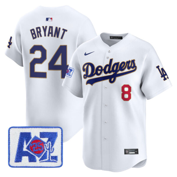 Men's Dodgers 2025 Spring Training Patch Vapor Premier Limited Jersey - All Stitched - Image 25