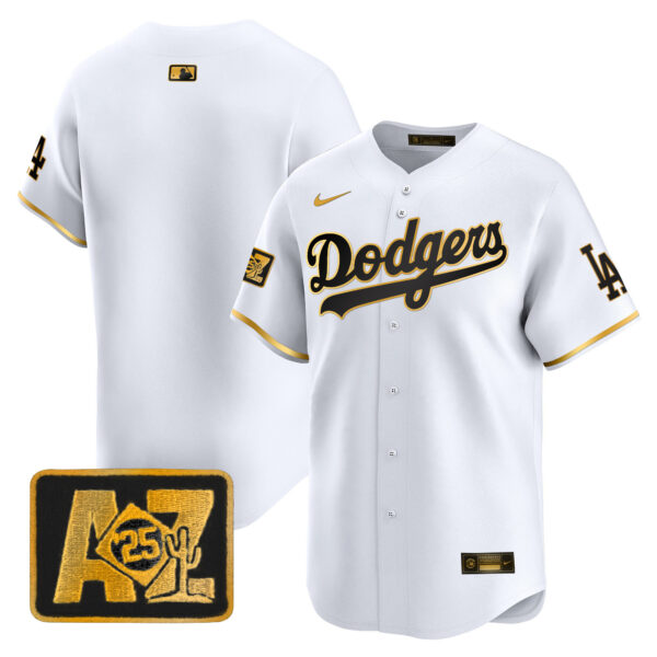 Men's Dodgers 2025 Spring Training Patch Vapor Premier Limited Jersey - All Stitched - Image 20
