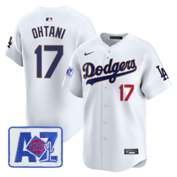 Men's Dodgers 2025 Spring Training Patch Vapor Premier Limited Jersey - All Stitched - Image 21
