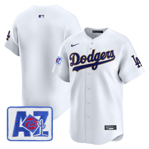 Men's Dodgers 2025 Spring Training Patch Vapor Premier Limited Jersey - All Stitched - Image 30