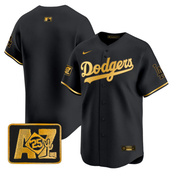 Men's Dodgers 2025 Spring Training Patch Vapor Premier Limited Jersey - All Stitched - Image 10
