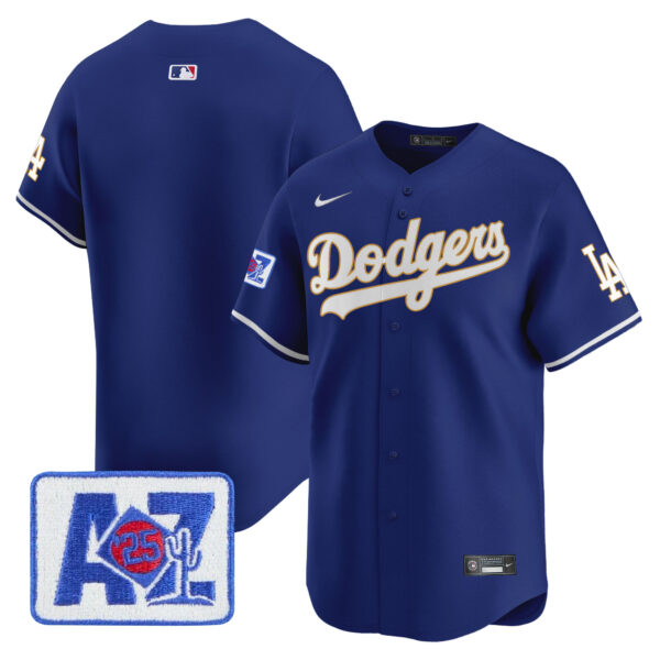 Men's Dodgers 2025 Spring Training Patch Vapor Premier Limited Jersey - All Stitched - Image 40