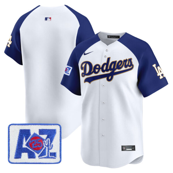 Men's Dodgers 2025 Spring Training Patch Vapor Premier Limited Jersey - All Stitched - Image 50