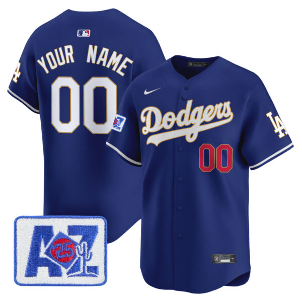 Dodgers 2025 Spring Training Patch Vapor Premier Limited Custom Jersey - All Stitched - Image 4