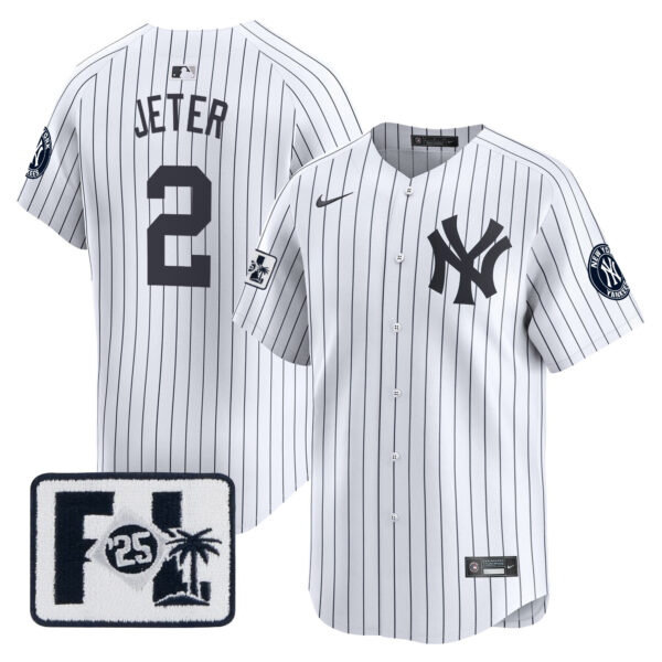Men's New York Yankees 2025 Spring Training Patch Vapor Premier Limited Jersey - All Stitched - Image 20