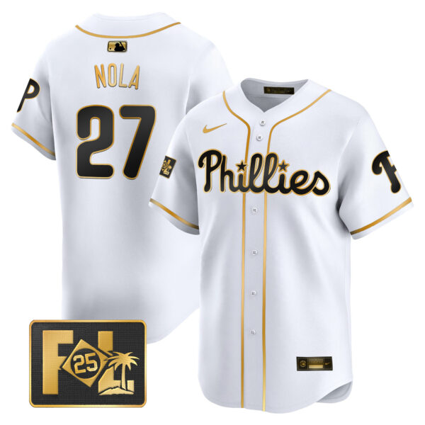 Men's Phillies 2025 Spring Training Patch Vapor Premier Limited Jersey - All Stitched - Image 12