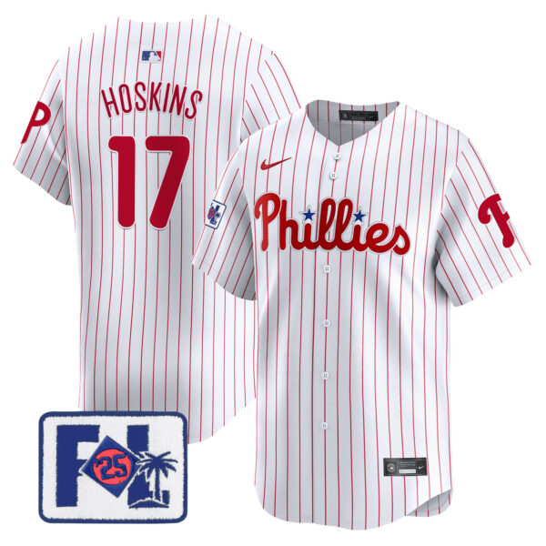 Men's Phillies 2025 Spring Training Patch Vapor Premier Limited Jersey - All Stitched - Image 33
