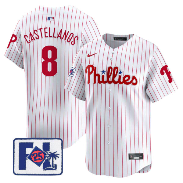 Men's Phillies 2025 Spring Training Patch Vapor Premier Limited Jersey - All Stitched - Image 35