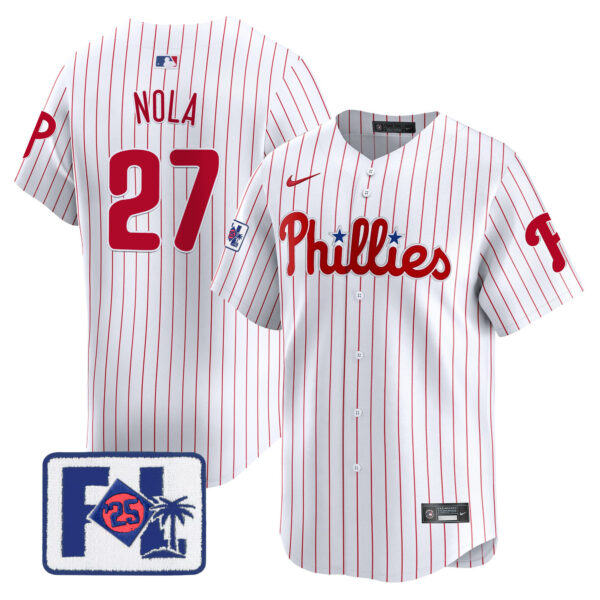 Men's Phillies 2025 Spring Training Patch Vapor Premier Limited Jersey - All Stitched - Image 32