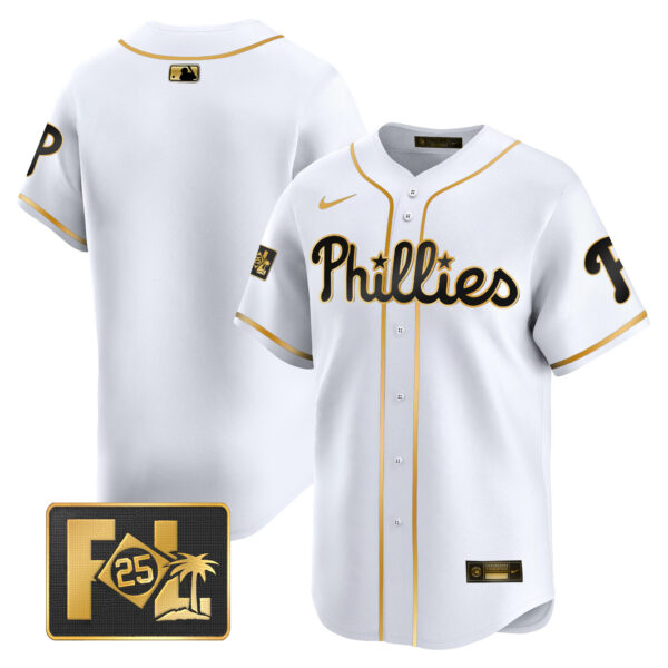 Men's Phillies 2025 Spring Training Patch Vapor Premier Limited Jersey - All Stitched - Image 20