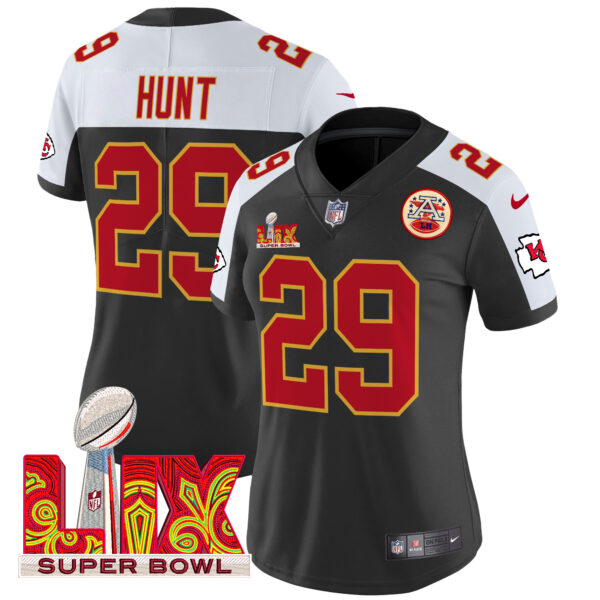 Women's Chiefs Super Bowl LIX Patch Vapor Limited Jersey - All Stitched - Image 27
