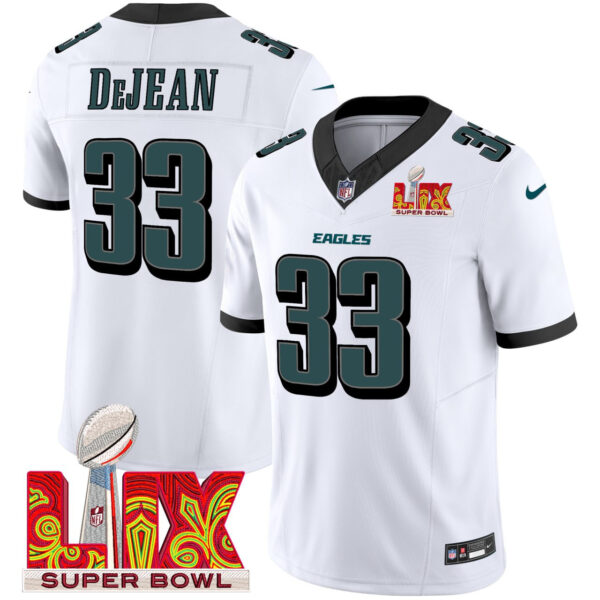 Cooper DeJean Philadelphia Eagles Super Bowl LIX Jersey - All Stitched - Image 2