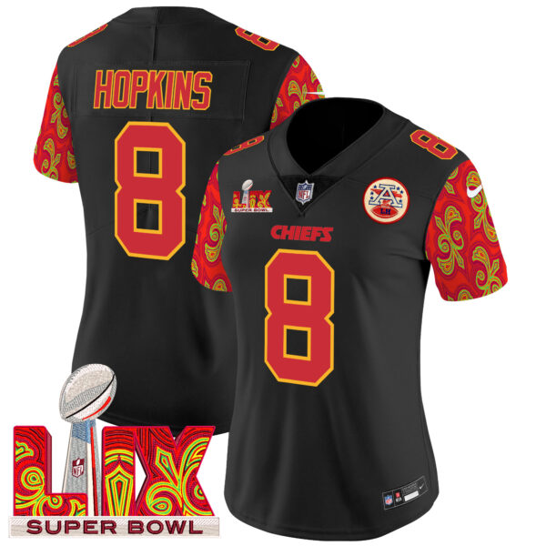 Women's Chiefs Super Bowl LIX Style Vapor Limited Jersey - All Stitched - Image 28