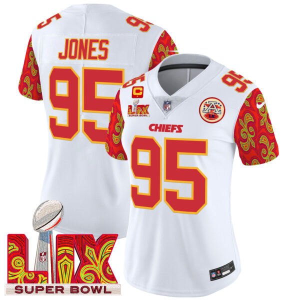 Women's Chiefs Super Bowl LIX Style Vapor Limited Jersey - All Stitched - Image 20