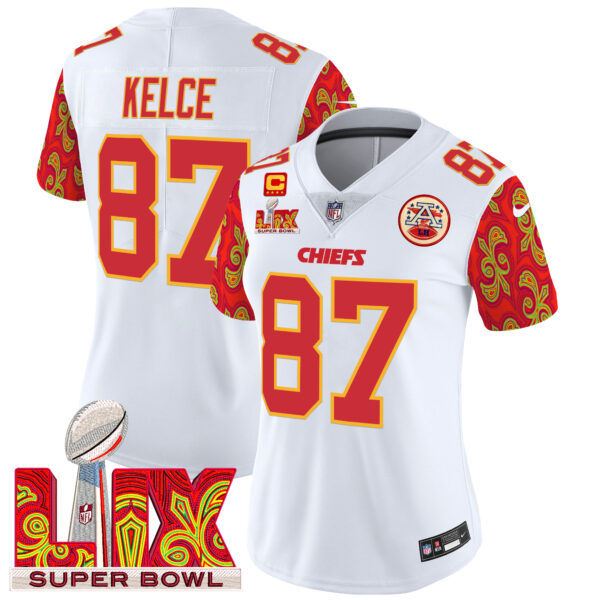 Women's Chiefs Super Bowl LIX Style Vapor Limited Jersey - All Stitched - Image 12