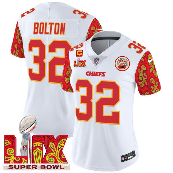 Women's Chiefs Super Bowl LIX Style Vapor Limited Jersey - All Stitched - Image 15