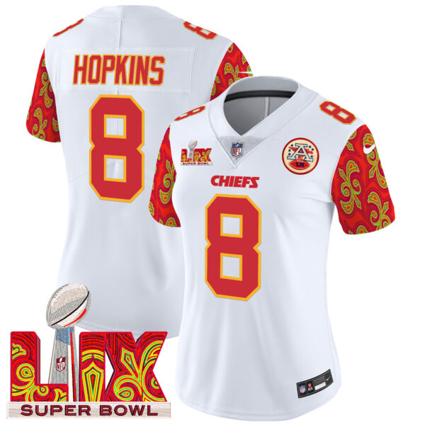 Women's Chiefs Super Bowl LIX Style Vapor Limited Jersey - All Stitched - Image 18