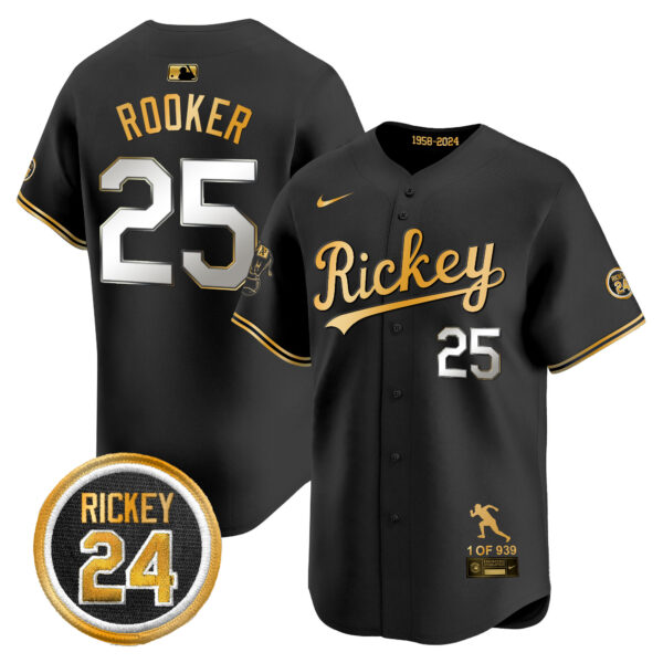 Men's Oakland Athletics Rickey Tribute style Vapor Premier Limited Jersey - All Stitched - Image 2