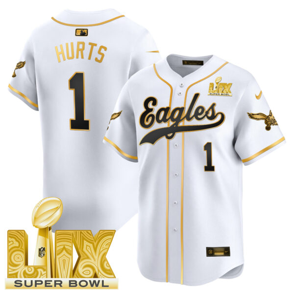 Men's Eagles Super Bowl LIX Patch Kelly Green Vapor Baseball Jersey V2 - All Stitched - Image 12